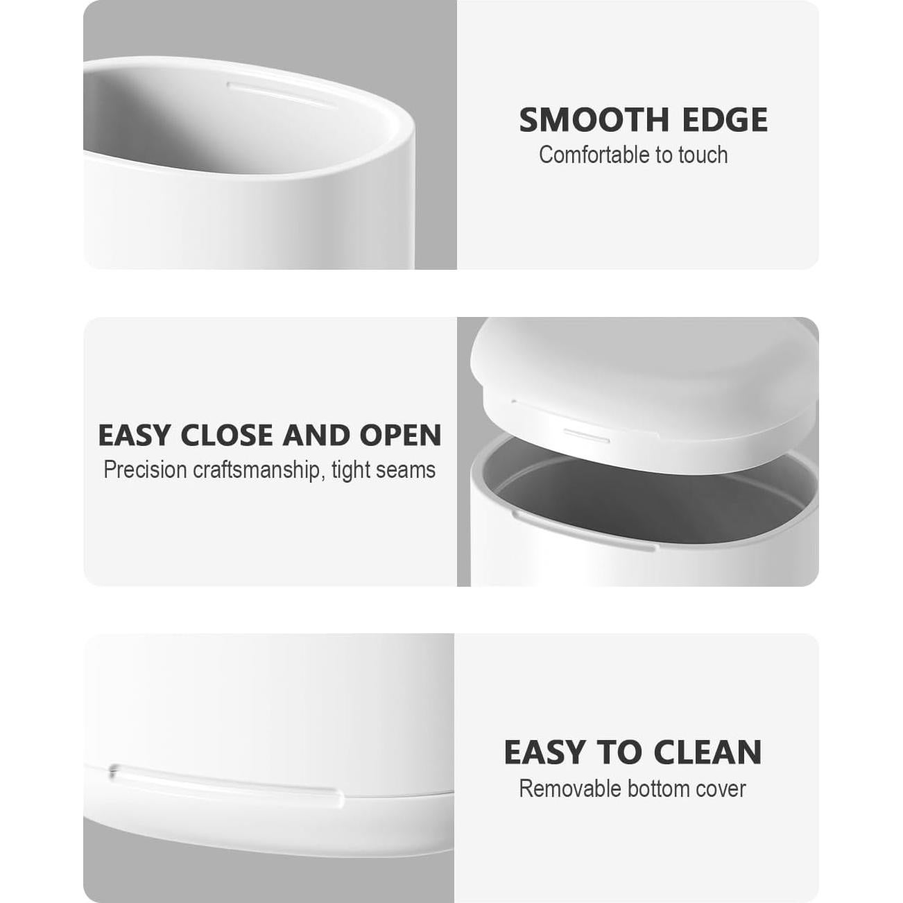 Soporte de Cepillo de Dientes FERYES Blanco 3 en 1 Portátil