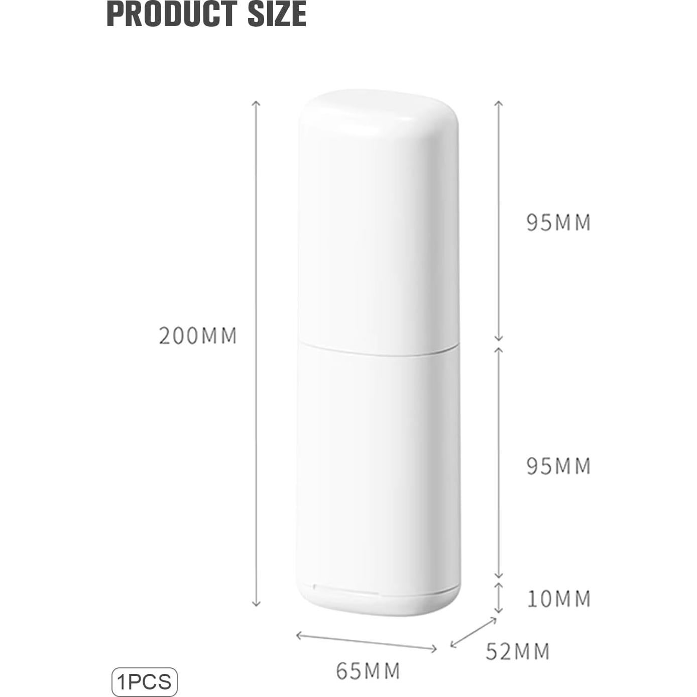 Soporte de Cepillo de Dientes FERYES Blanco 3 en 1 Portátil
