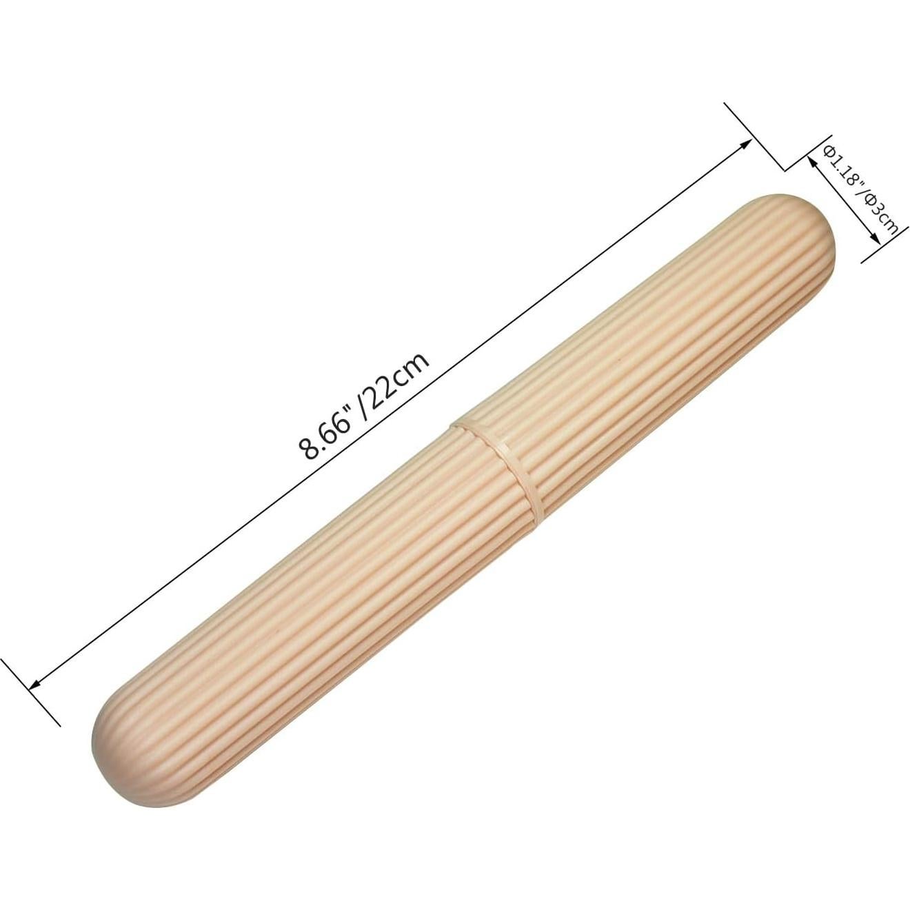 Estuche de Cepillo de Dientes de Viaje X-SHIYUN 2 Pcs Rosa Verde