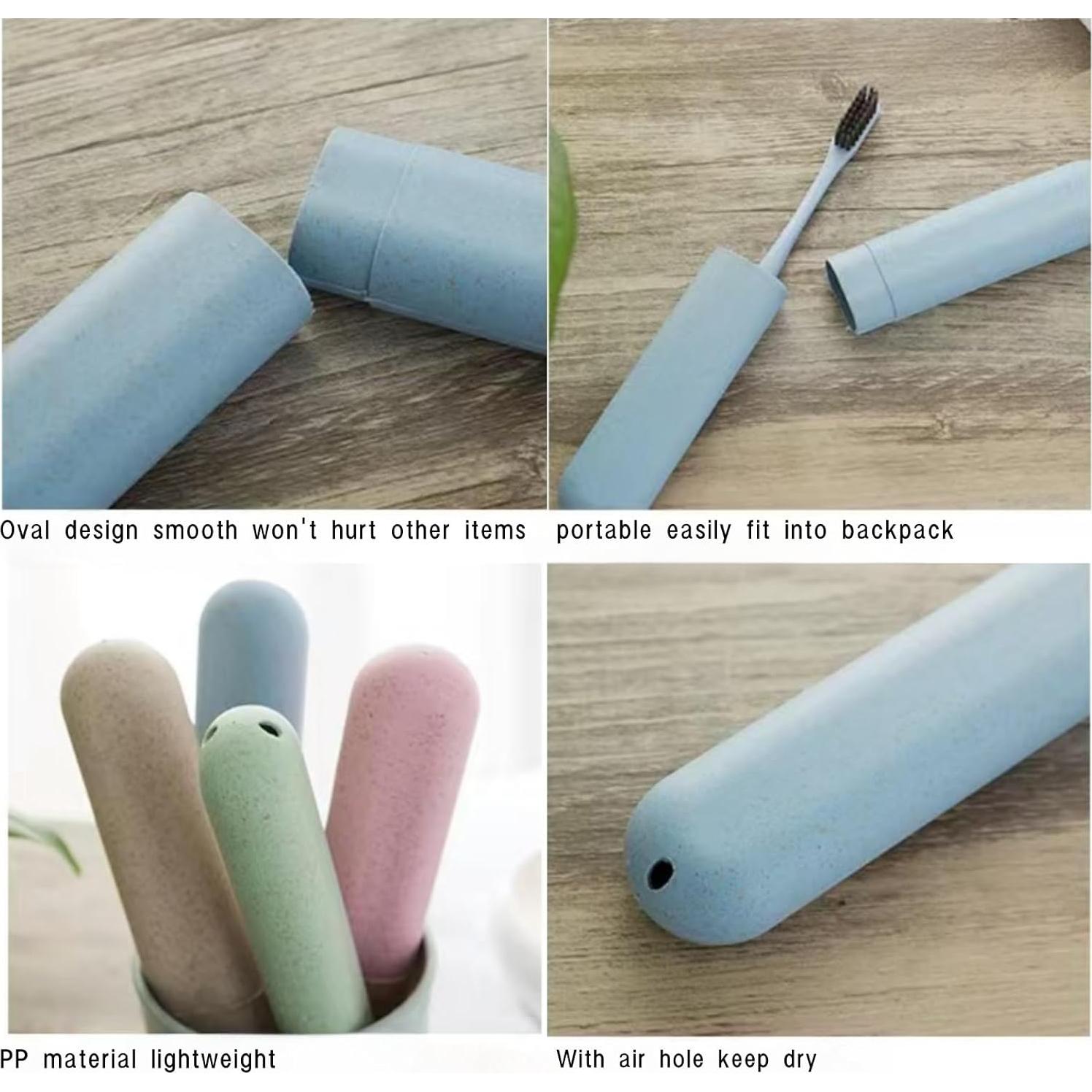 Juego de 3 estuches de jabón y cepillo de dientes Xxshcdz