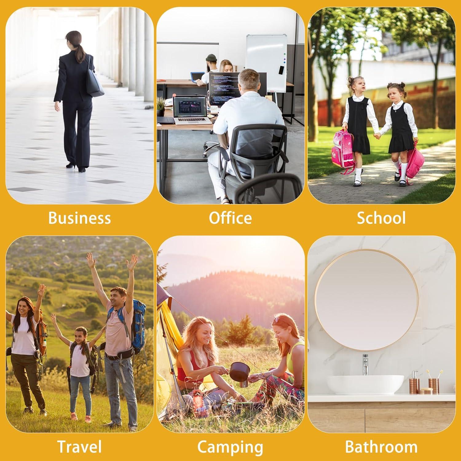 Estuche de Cepillo de Dientes Portátil 2 PCS Transparente