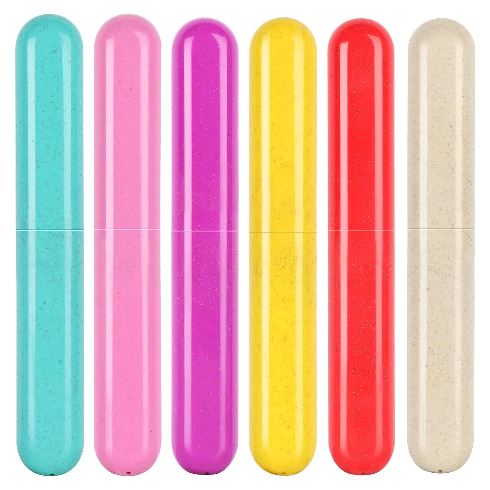 Estuche de viaje para cepillos de dientes Eaezerav 6 unidades