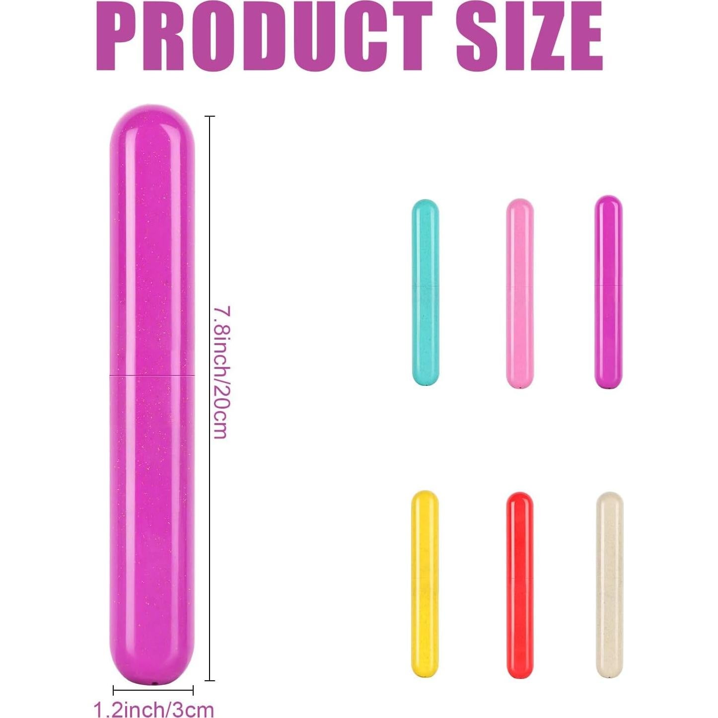 Estuche de viaje para cepillos de dientes Eaezerav 6 unidades