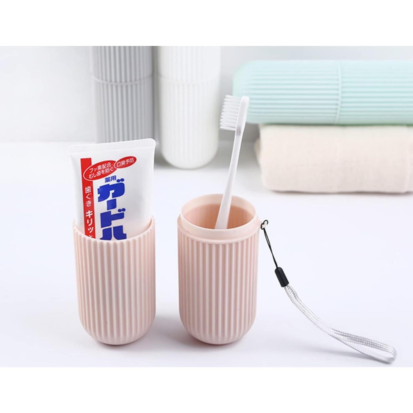 Estuche de Cepillo de Dientes de Viaje LONG TAO 4 Pcs