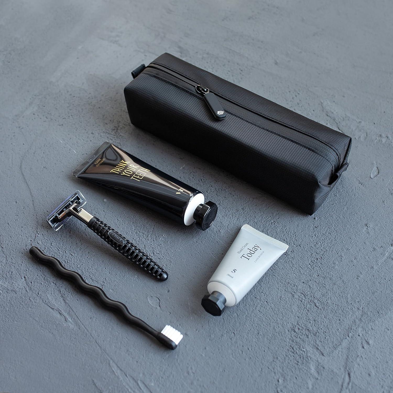 Bolsa de Aseo Pequeña Comfyable Negra para Viajes