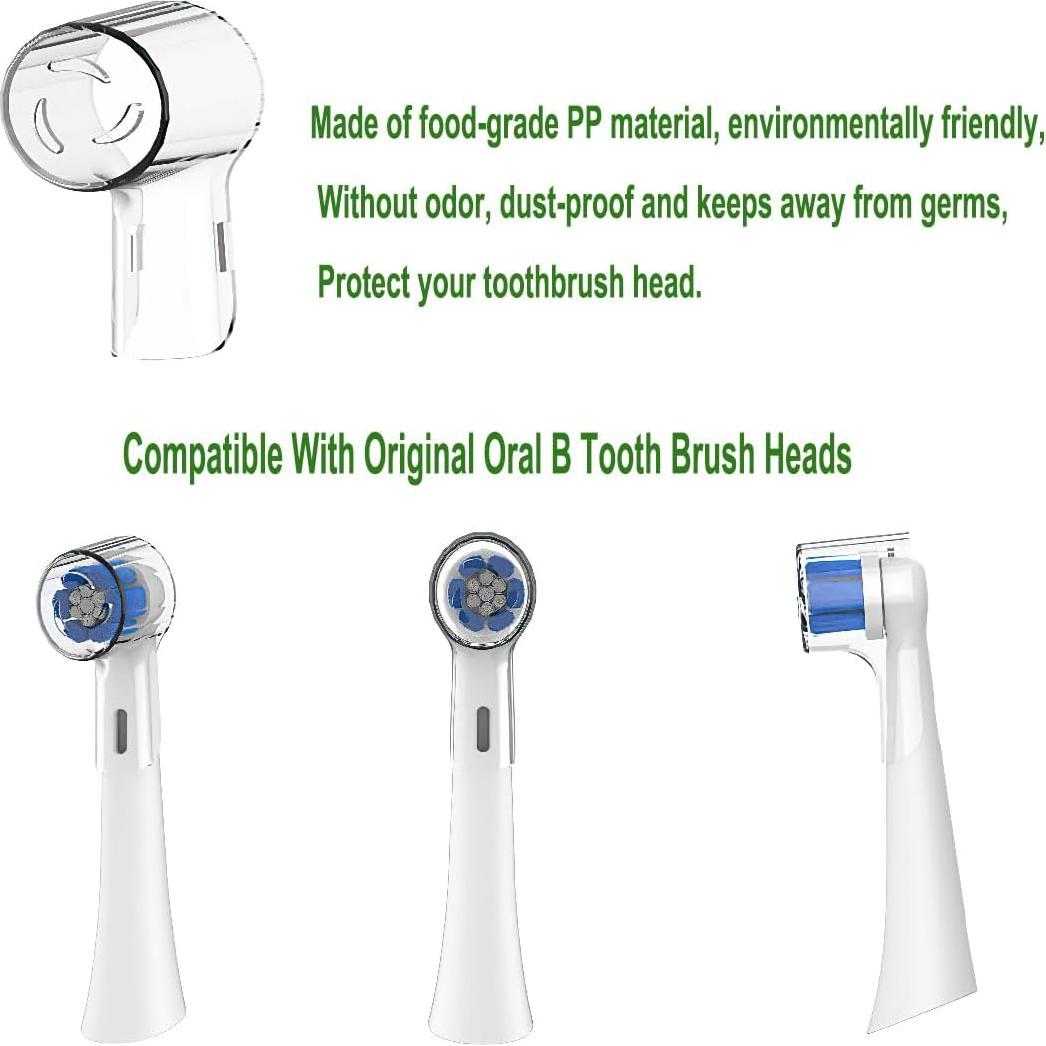 Estuche de Viaje para Cepillos Oral-B + 6 Cubiertas Blancas