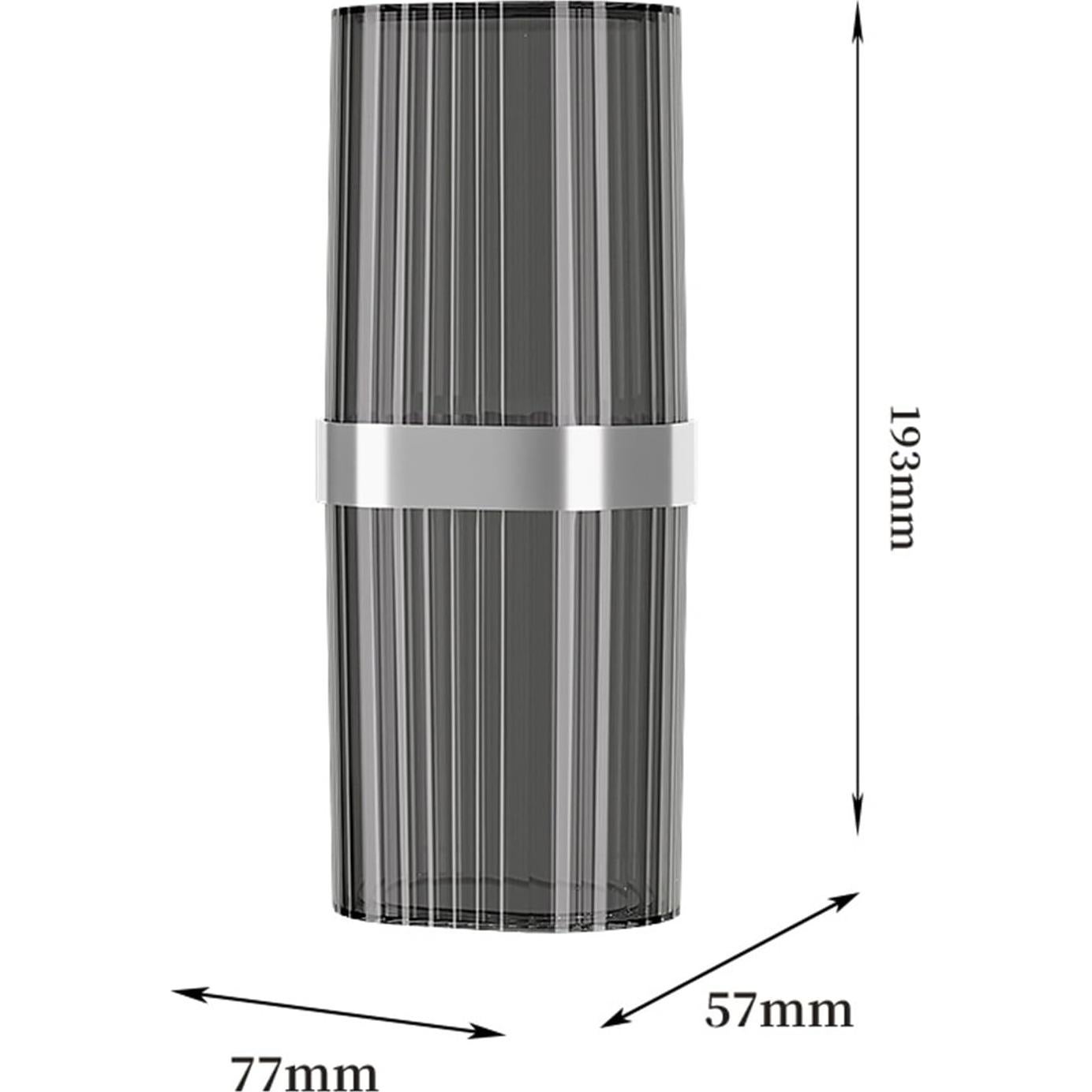 Estuche de Cepillo de Dientes Nnverseryy Gris 19,3x7,6x5,6cm