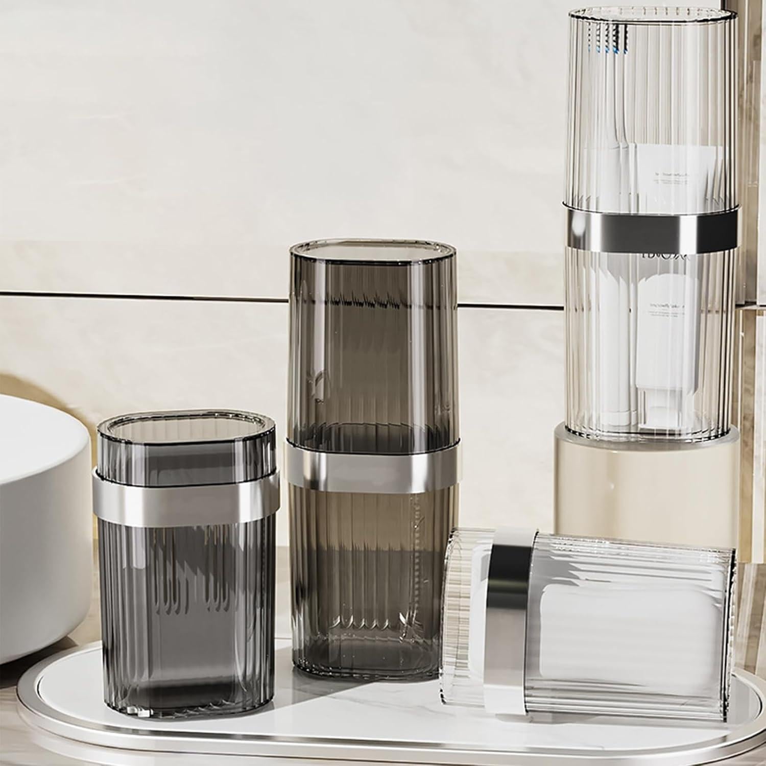 Estuche de Cepillo de Dientes Nnverseryy Gris 19,3x7,6x5,6cm