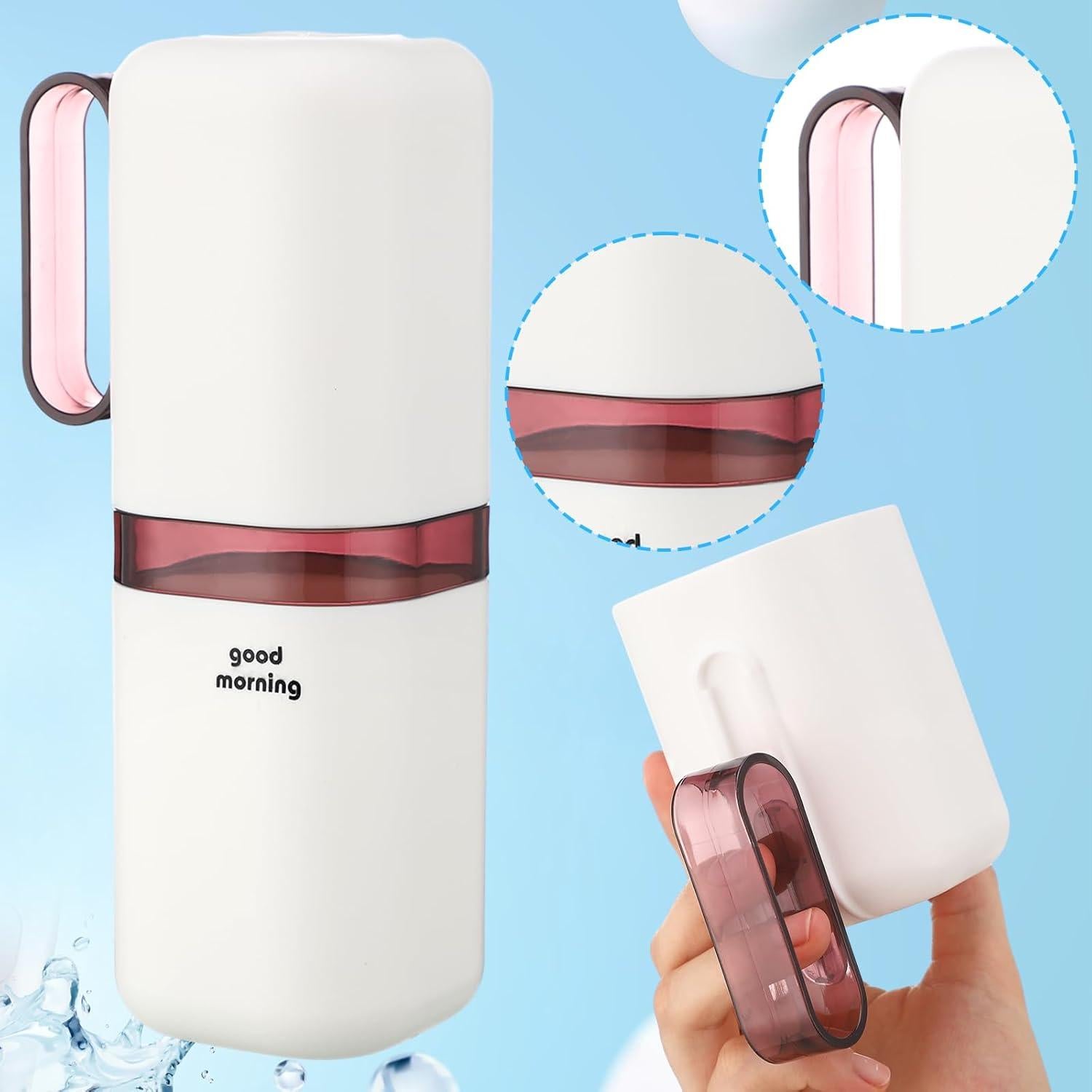 Estuche de Cepillo de Dientes de Viaje Ziliny 4 Pcs 20x6.8cm