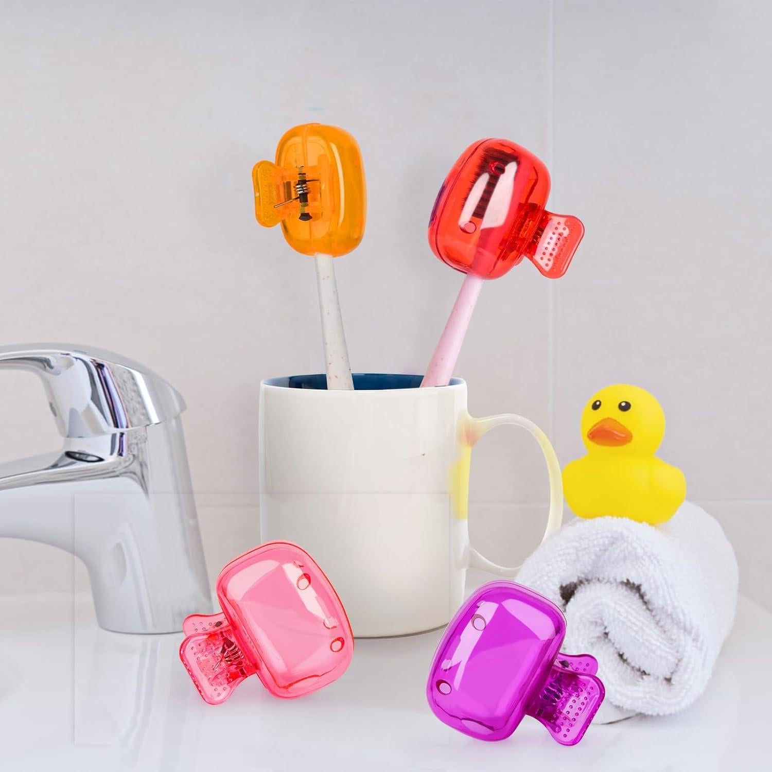 Paquete de 4 cubiertas para cepillos de dientes Eaezerav