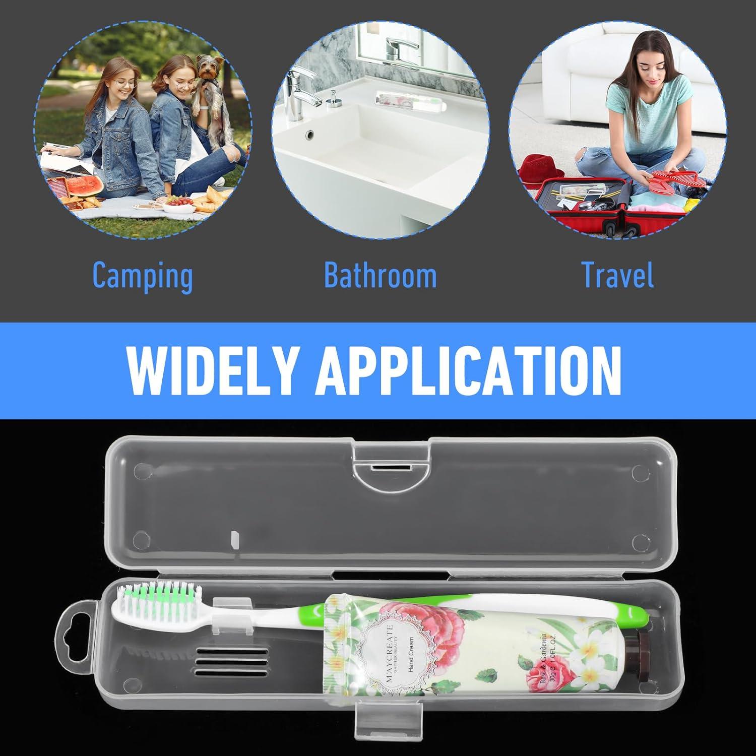 Estuches de Cepillo de Dientes HJZHII 2PCS Viaje 20x4x2.7cm