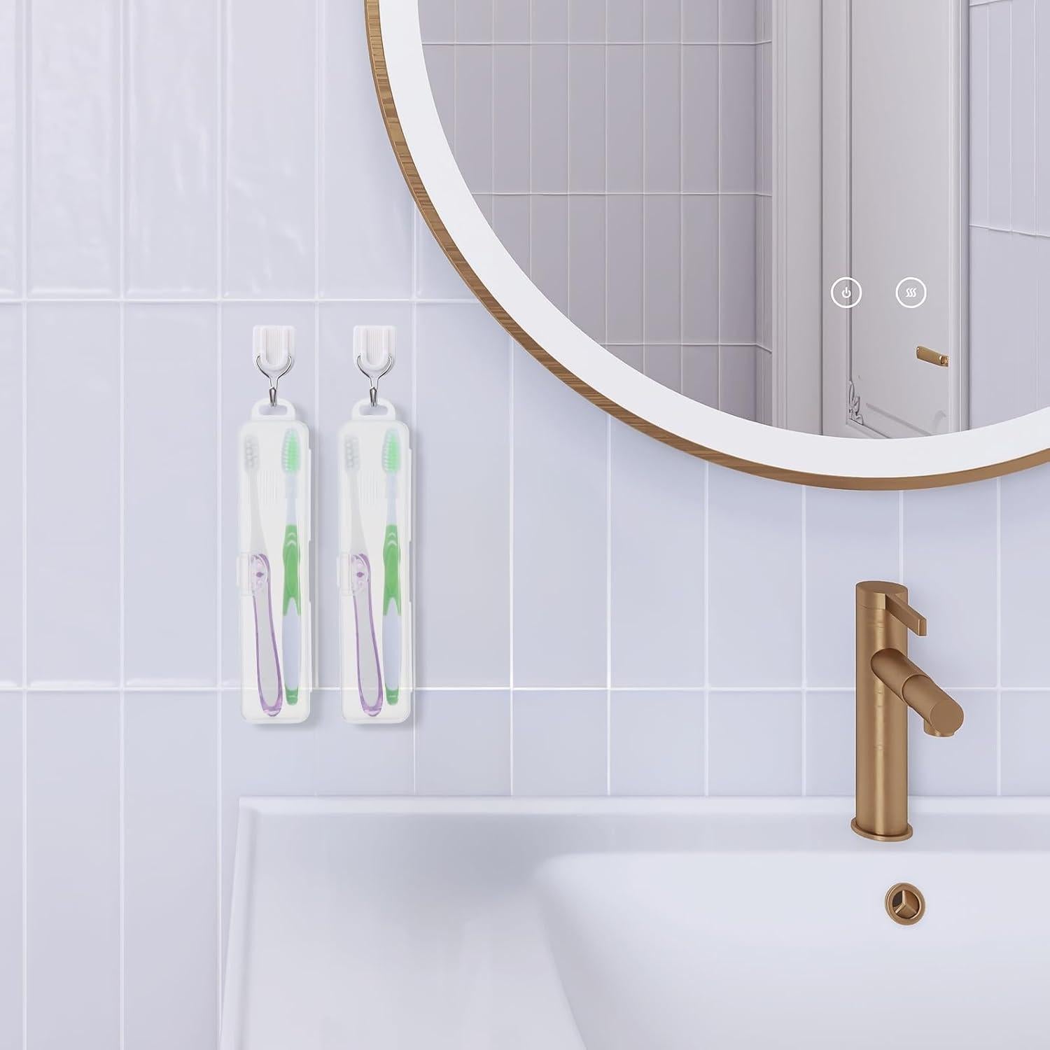 Estuches de Cepillo de Dientes HJZHII 2PCS Viaje 20x4x2.7cm