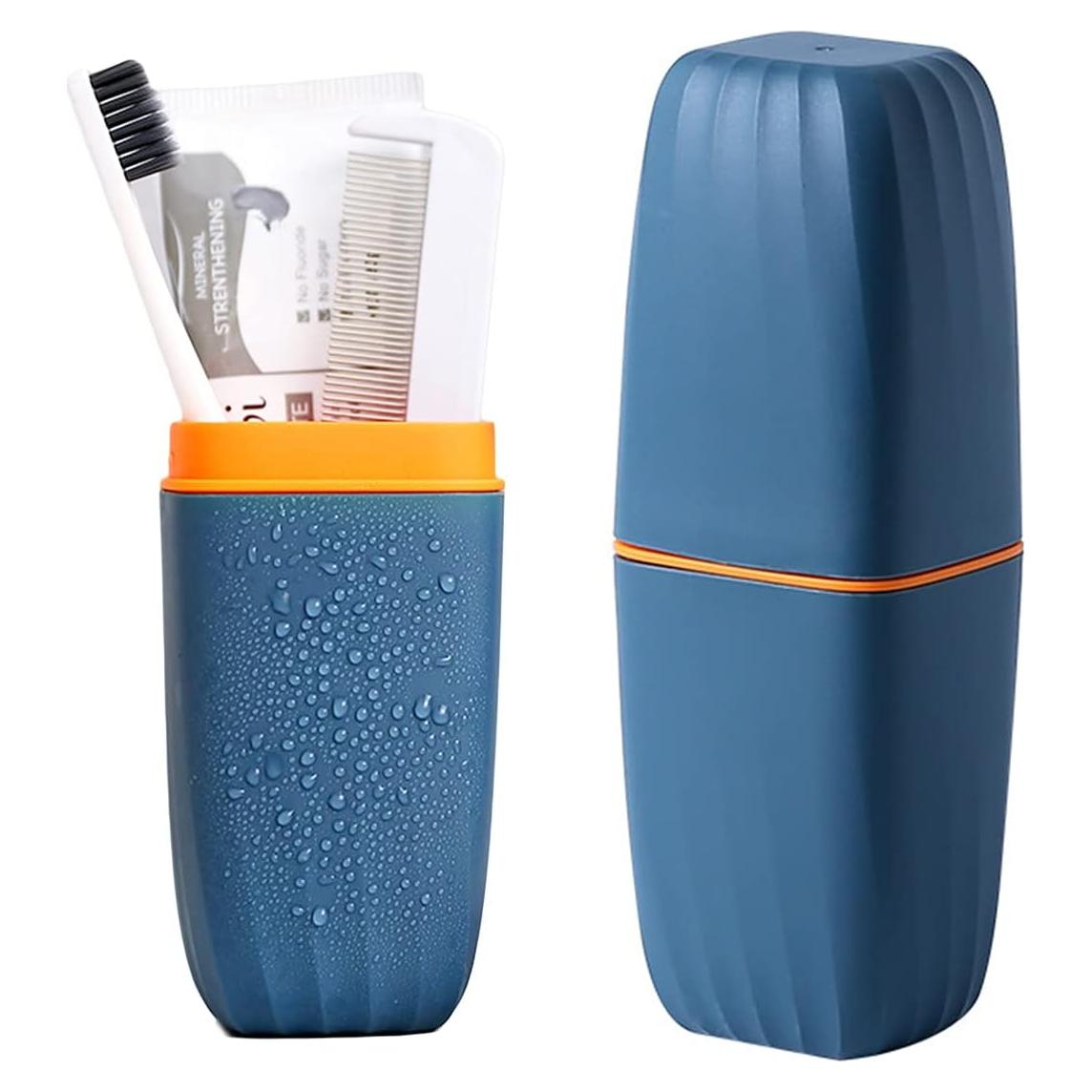 Estuche de Cepillo de Dientes SVVOOD Azul Oscuro 20x5 cm