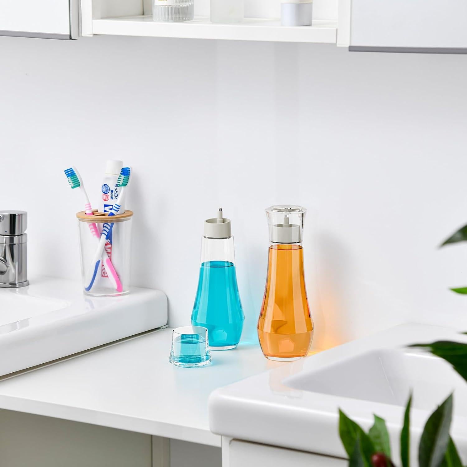 Dispensador de Enjuague Bucal VITVITI Vidrio 260 ml