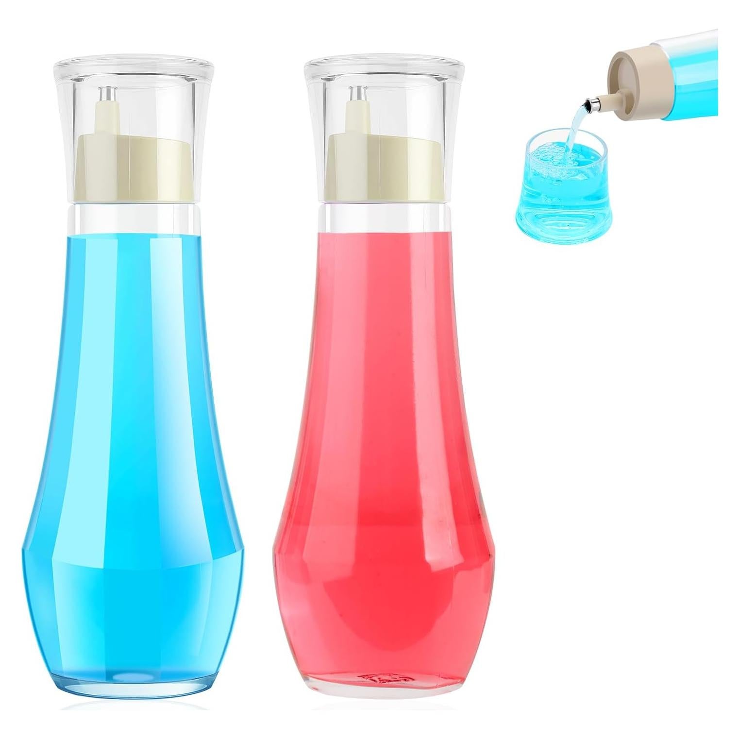 Dispensador de Enjuague Bucal Tiyafuro Vidrio 250ml 2PCS