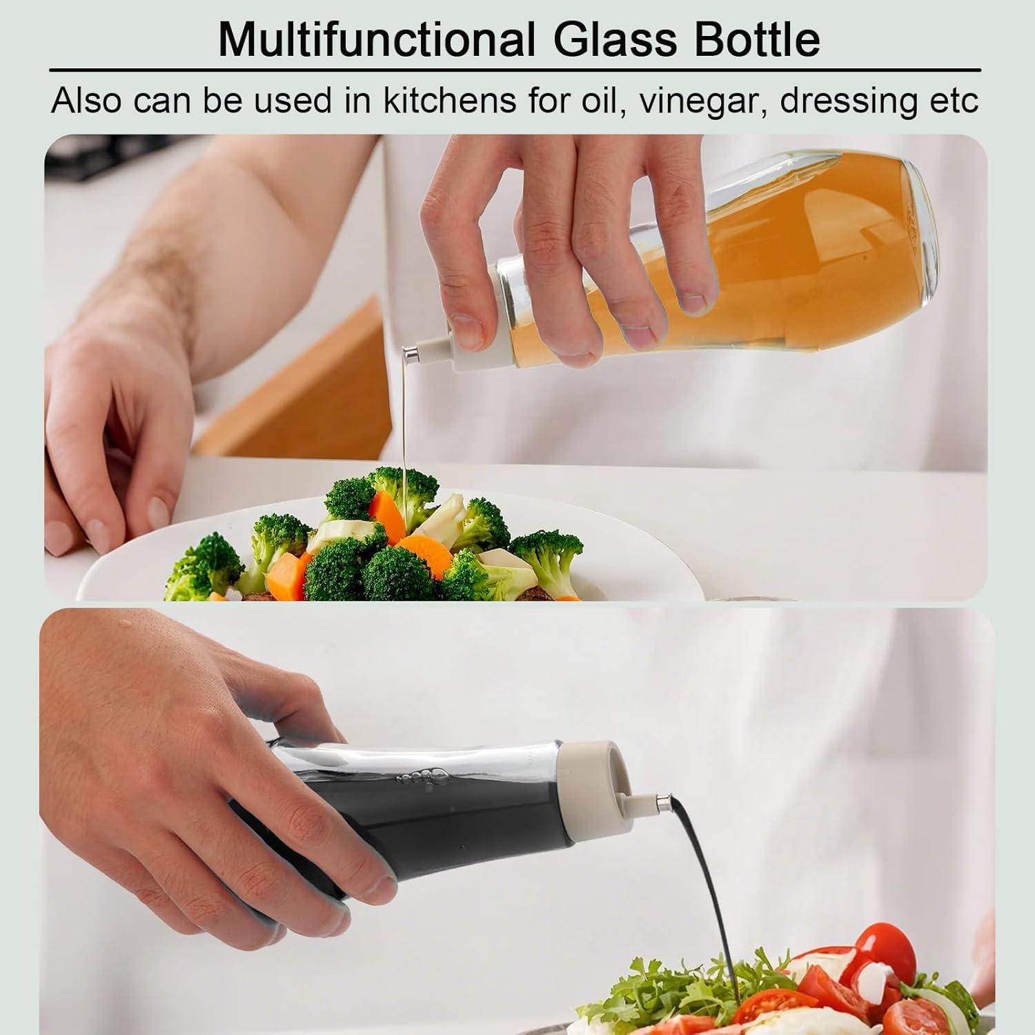 Dispensador de Enjuague Bucal Tiyafuro Vidrio 250ml 2PCS