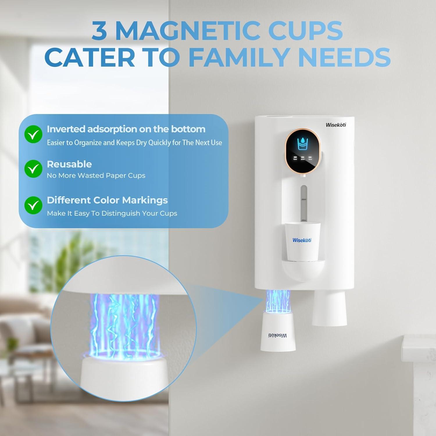 Dispensador Automático de Enjuague Bucal Wisekoti S7 LED