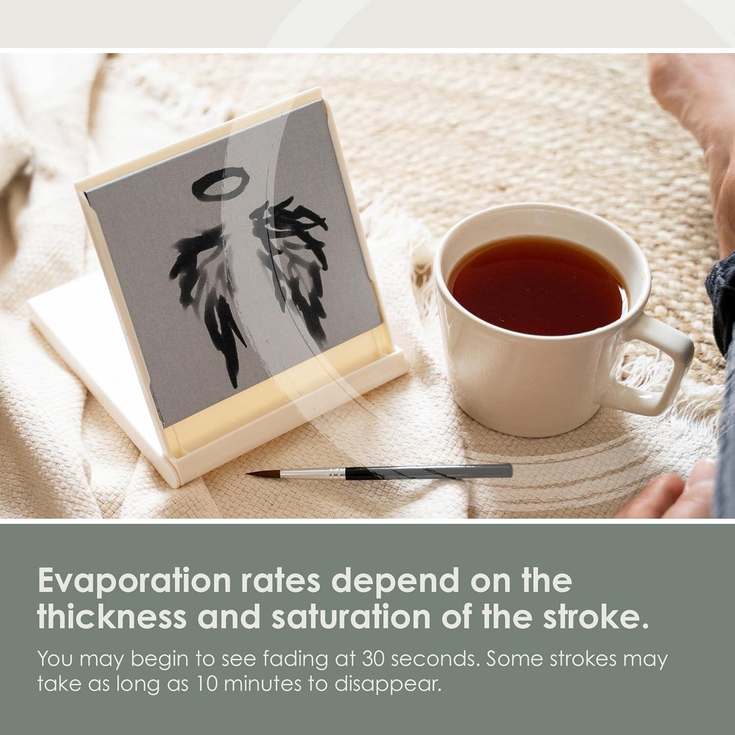 Mini Tabla de Buda Buddha Board 12.7x12.7cm con Pincel