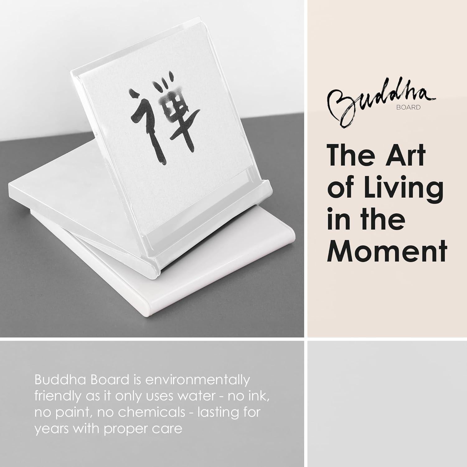 Mini Tabla de Buda Buddha Board 12.7x12.7cm con Pincel