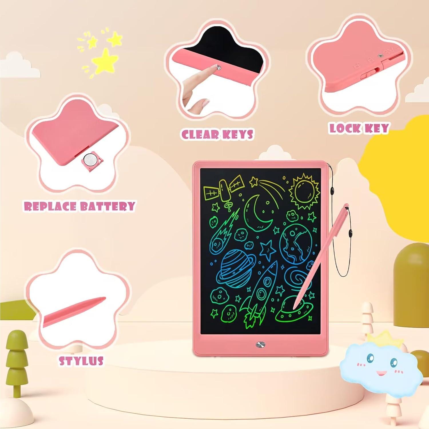 Tableta de Escritura LCD EooCoo 10" para Niños 3-8 Años