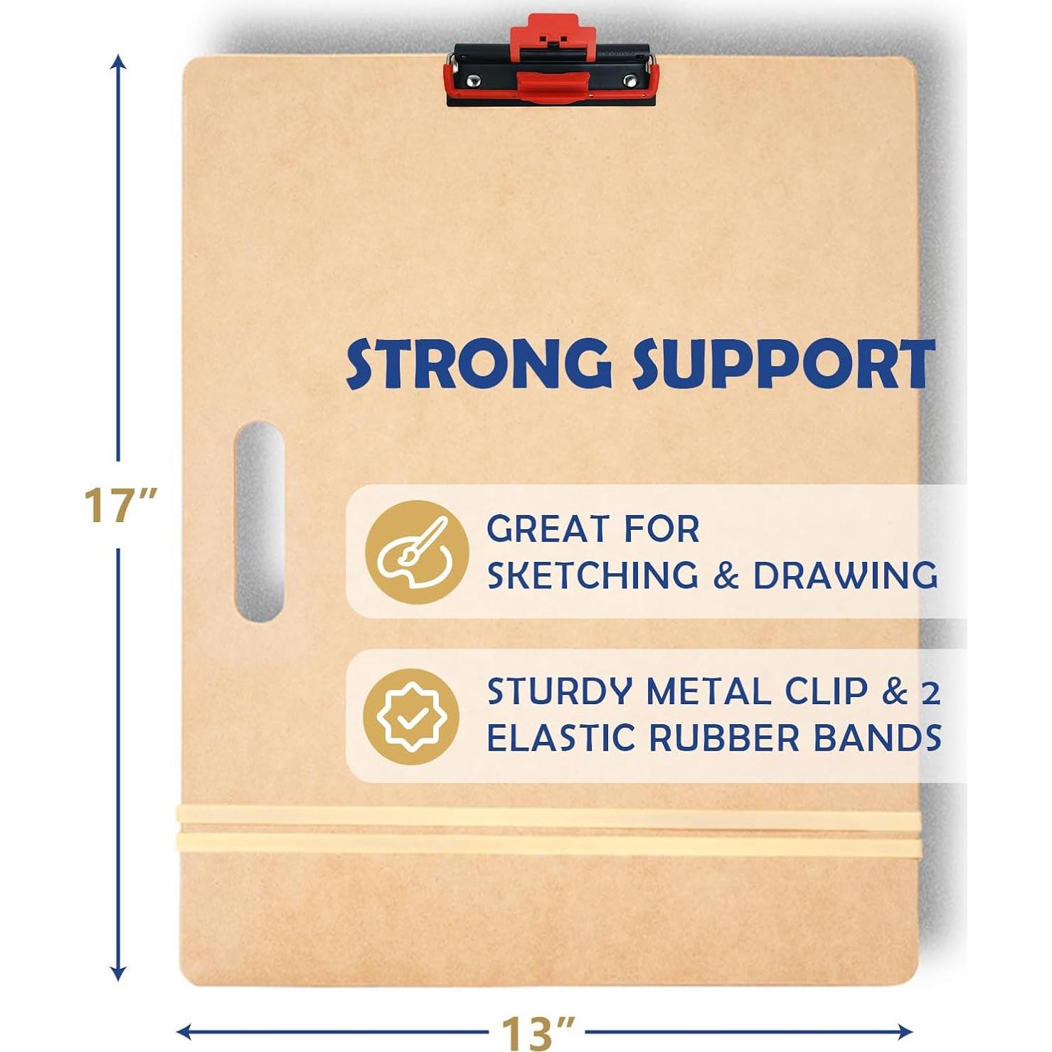 Tablero de Dibujo Portátil Falling in Art 33x43 cm con Clip