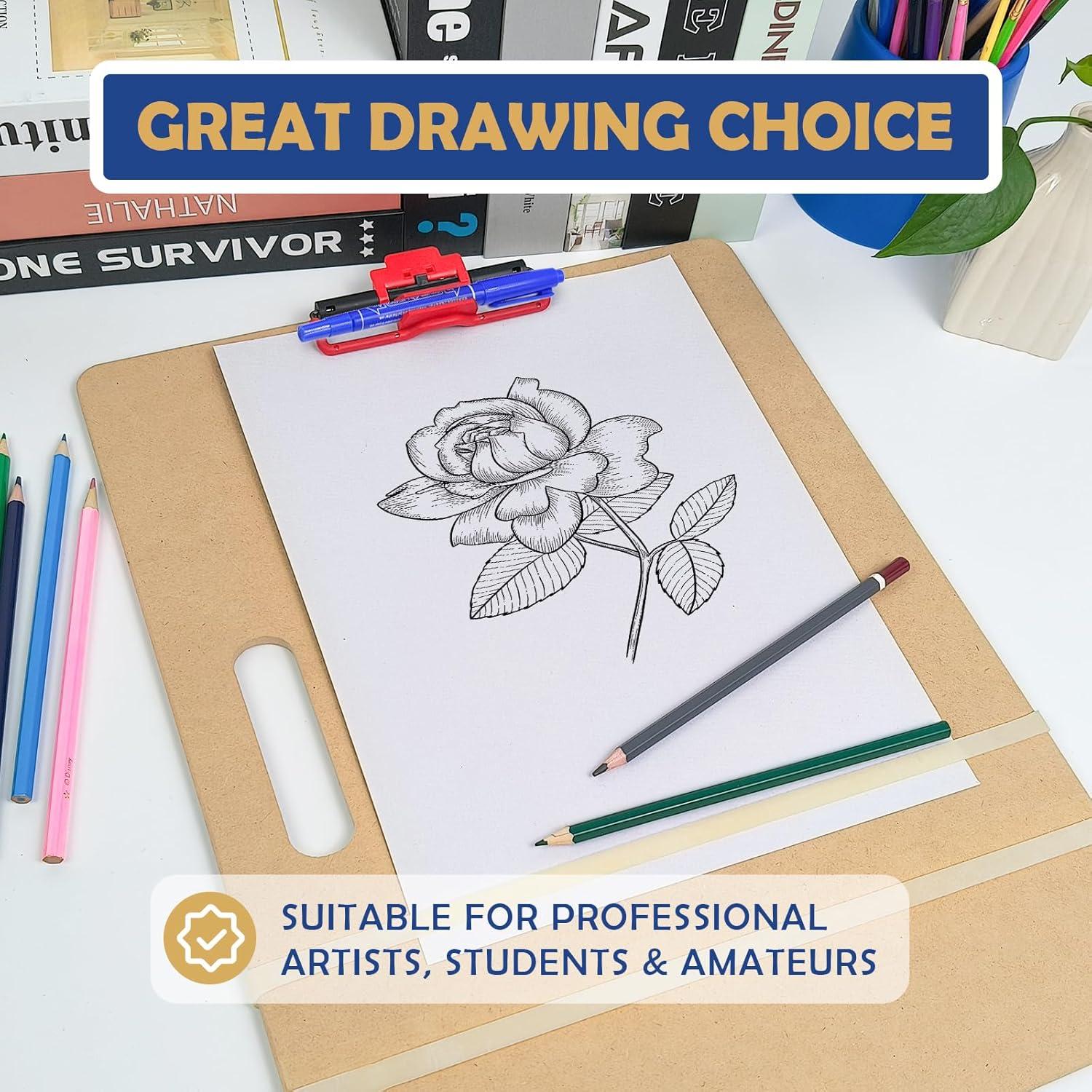 Tablero de Dibujo Portátil Falling in Art 33x43 cm con Clip