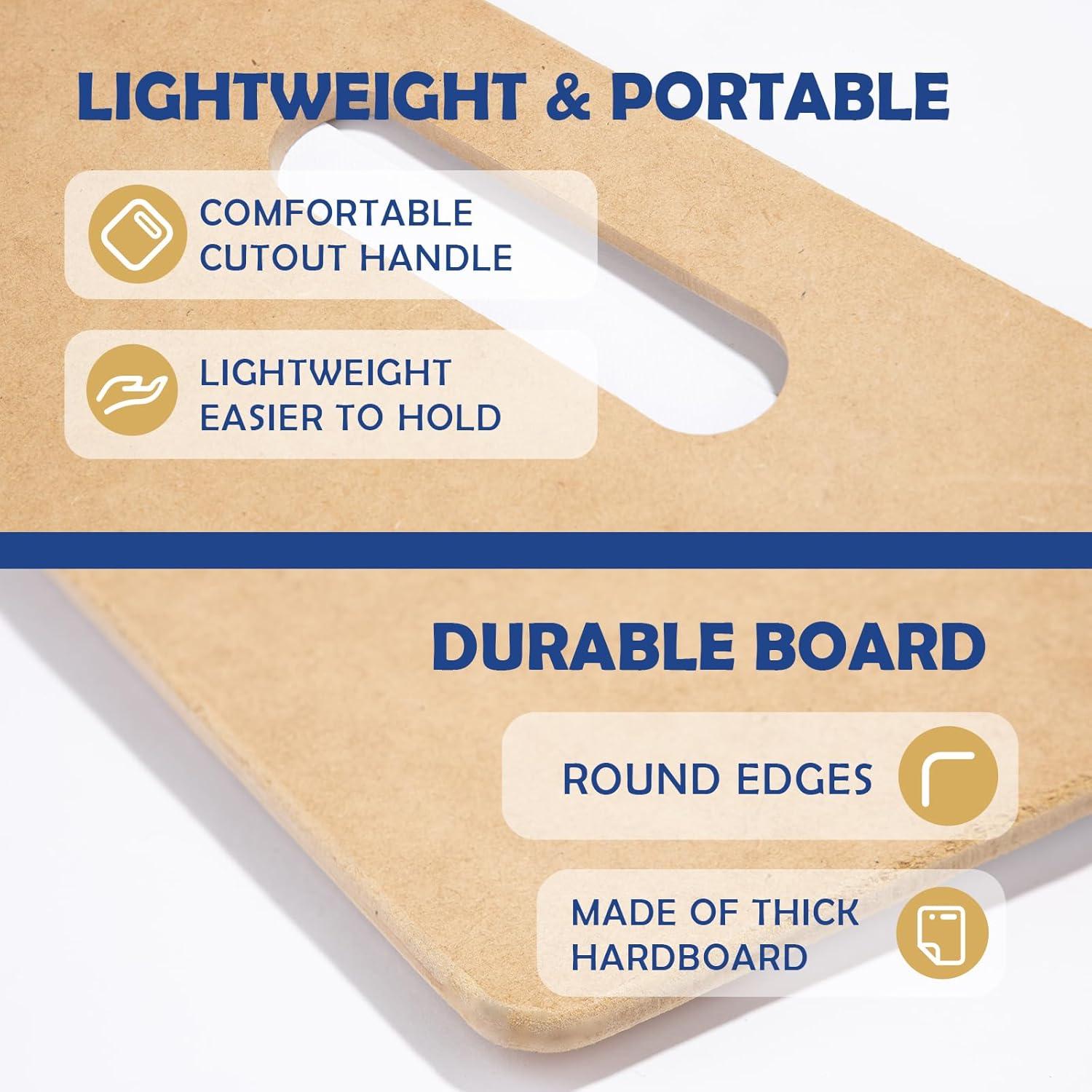 Tablero de Dibujo Portátil Falling in Art 33x43 cm con Clip