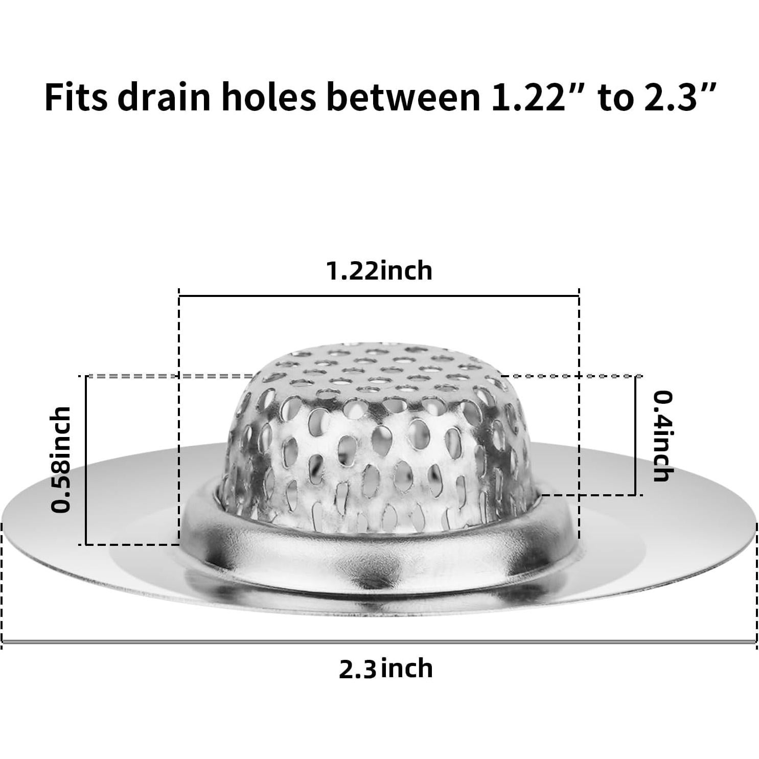 Filtro de Drenaje ChefBee Acero Inoxidable 2 Piezas 3.10 cm