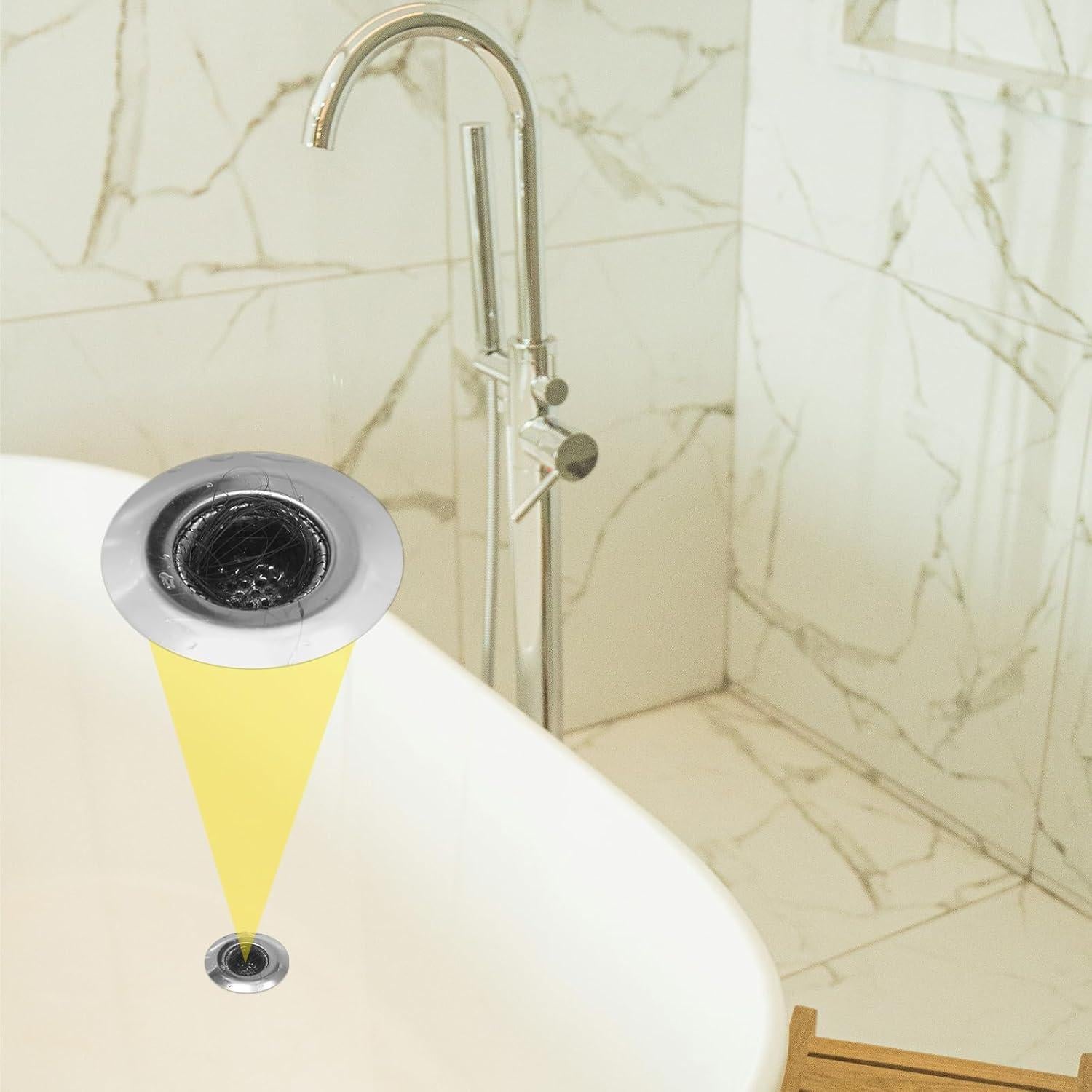 Filtro de Drenaje ChefBee Acero Inoxidable 2 Piezas 3.10 cm