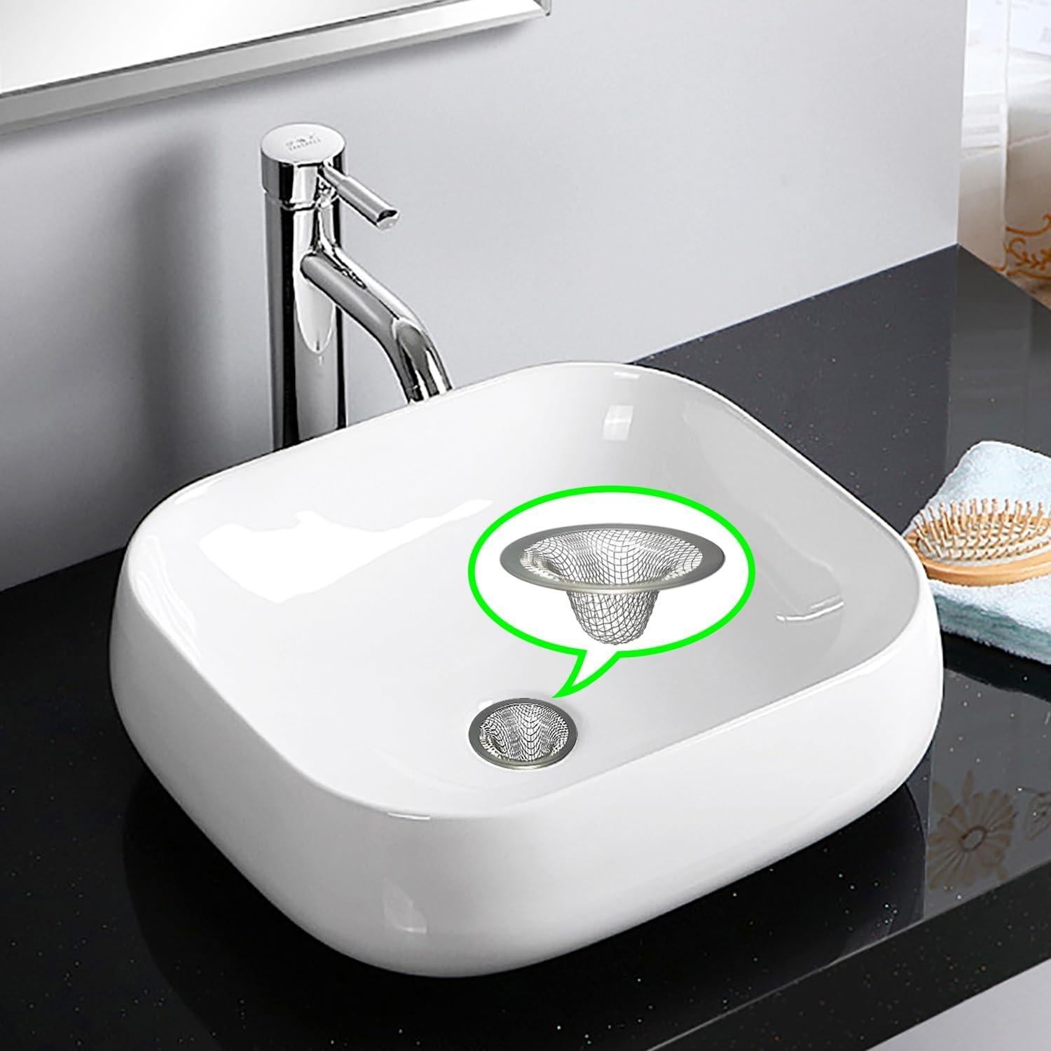 Colador de desagüe 2PCS Seatery 5.61 cm acero inoxidable