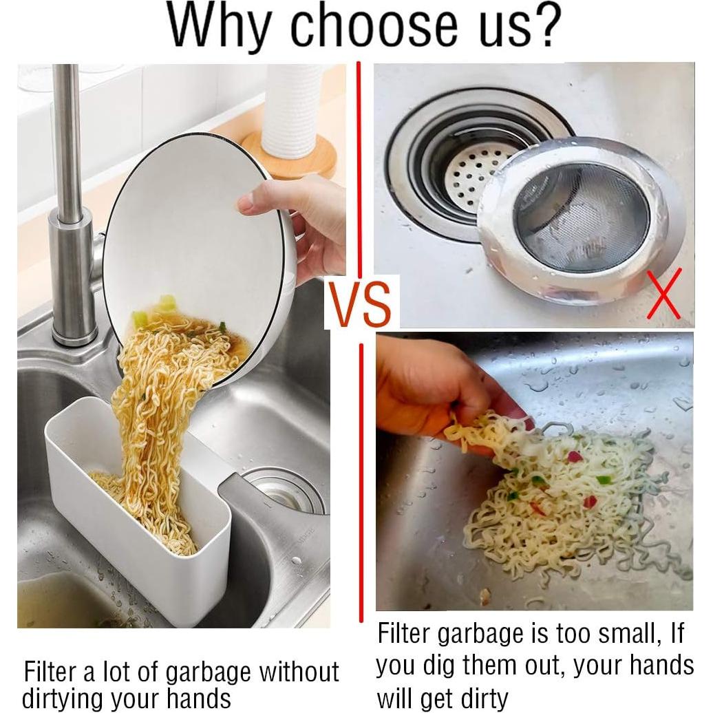 Canasta colador fregadero cocina TANBT blanca 19.69x10.70cm