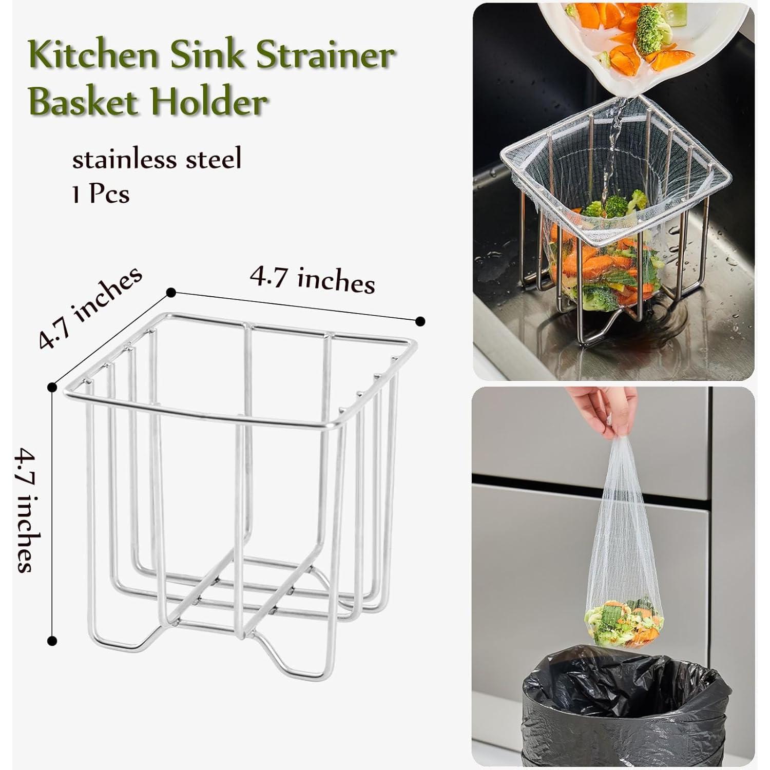 Colador de Fregadero ONVIPSTOO con 200 Bolsas de Malla