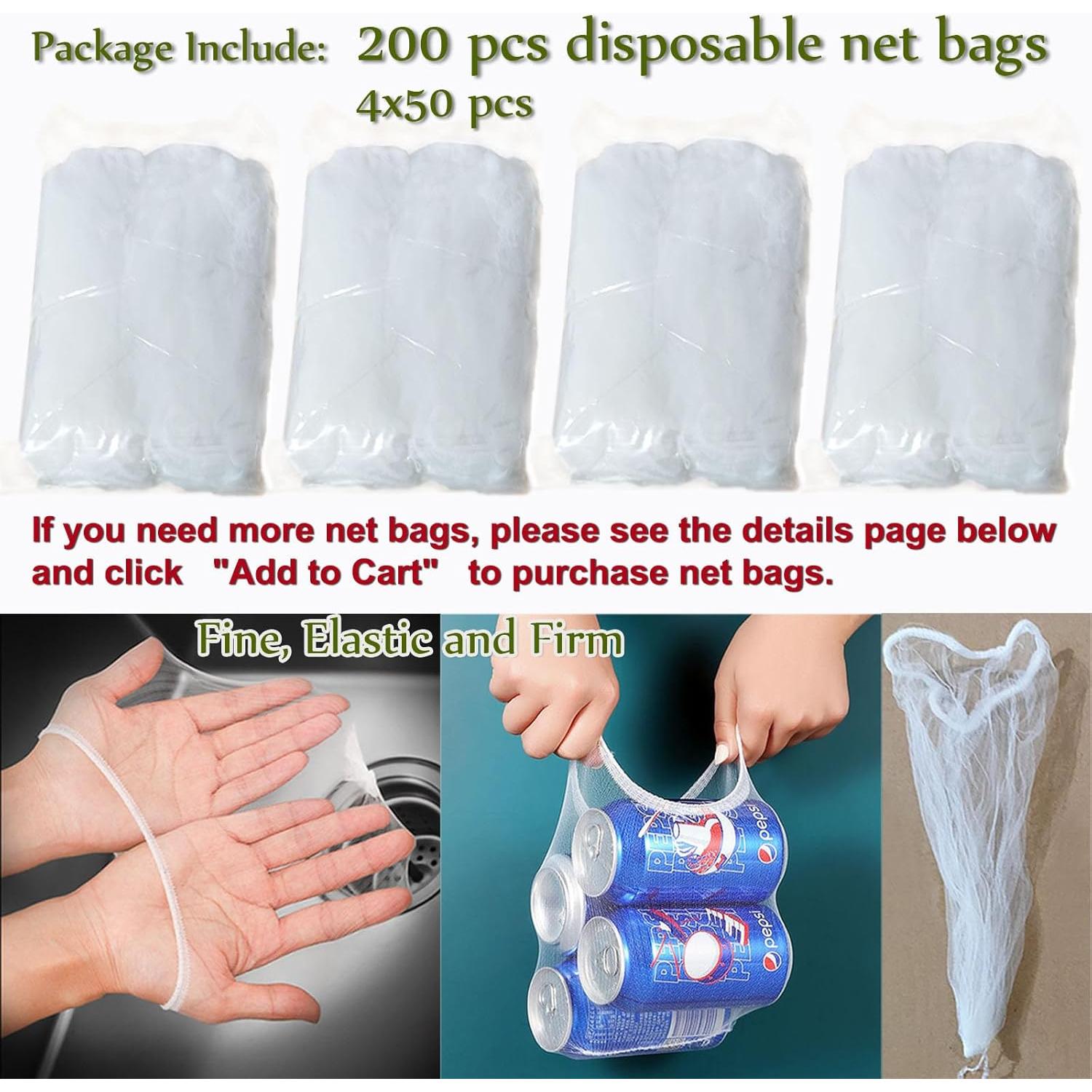 Colador de Fregadero ONVIPSTOO con 200 Bolsas de Malla