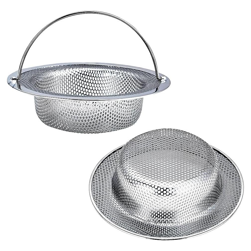 Colador de Fregadero de Acero Inoxidable JUNADAEL J - 2 Piezas