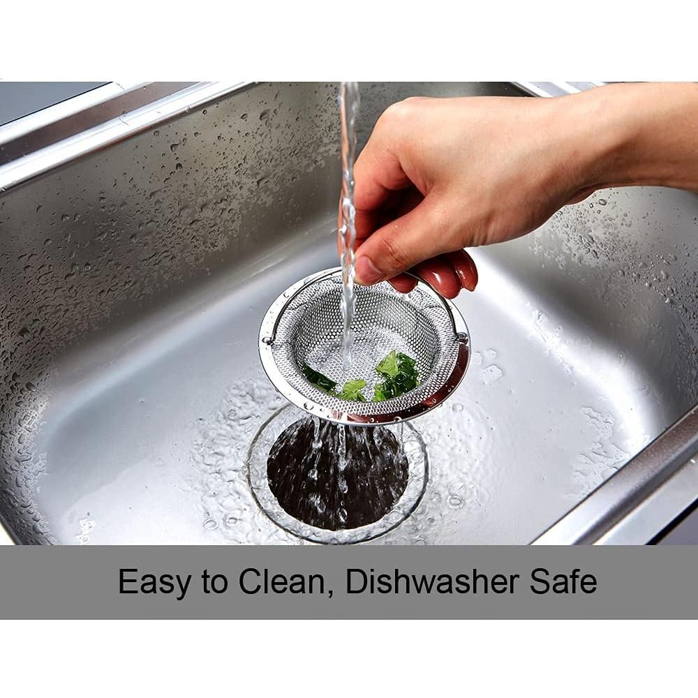 Colador de Fregadero de Acero Inoxidable JUNADAEL J - 2 Piezas