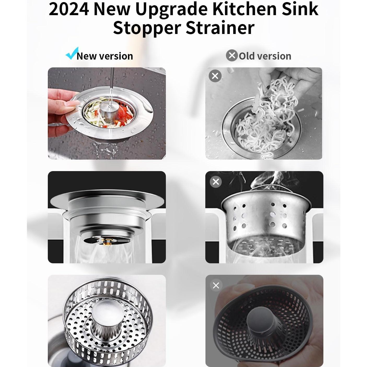 Colador de desagüe RLQXG 3 en 1 Acero Inoxidable 304