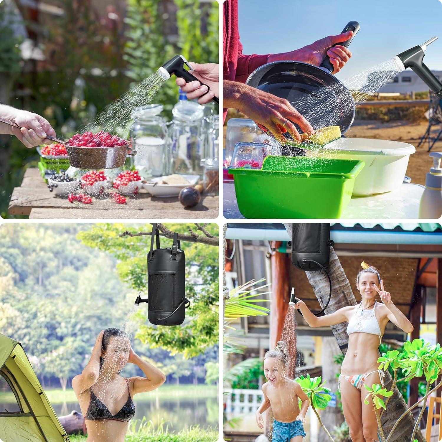 Bolsa de Ducha Solar SPACEREST 11L Portátil para Camping