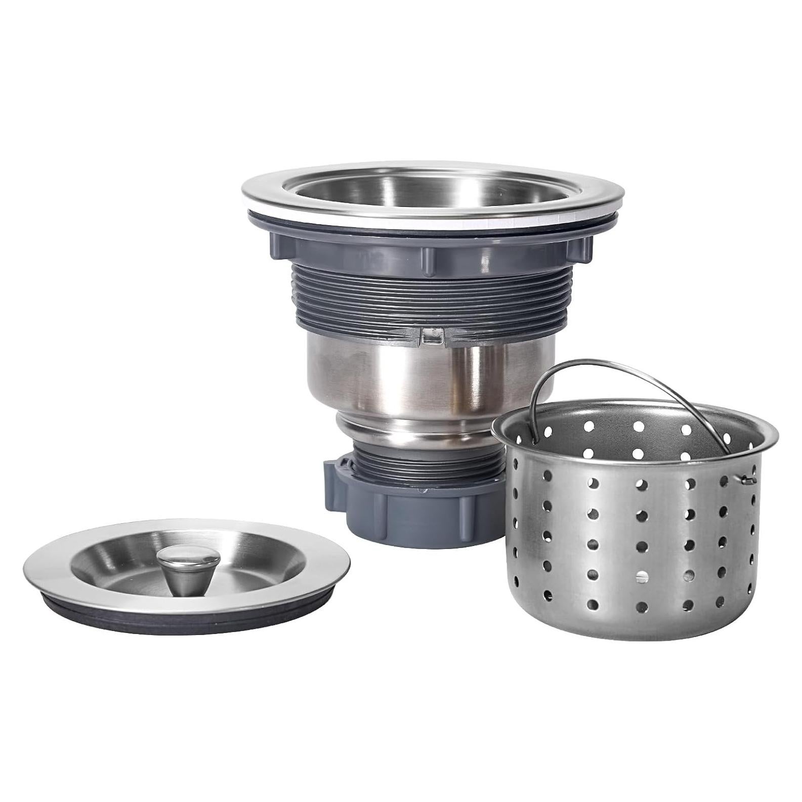 Desagüe de Fregadero KONE 3-1/2" Acero Inoxidable Removible