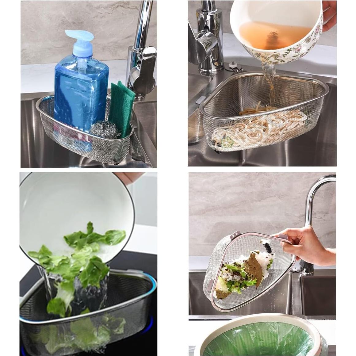 Colador de Esquina Acero Inoxidable QIMMYGS 7.87 cm