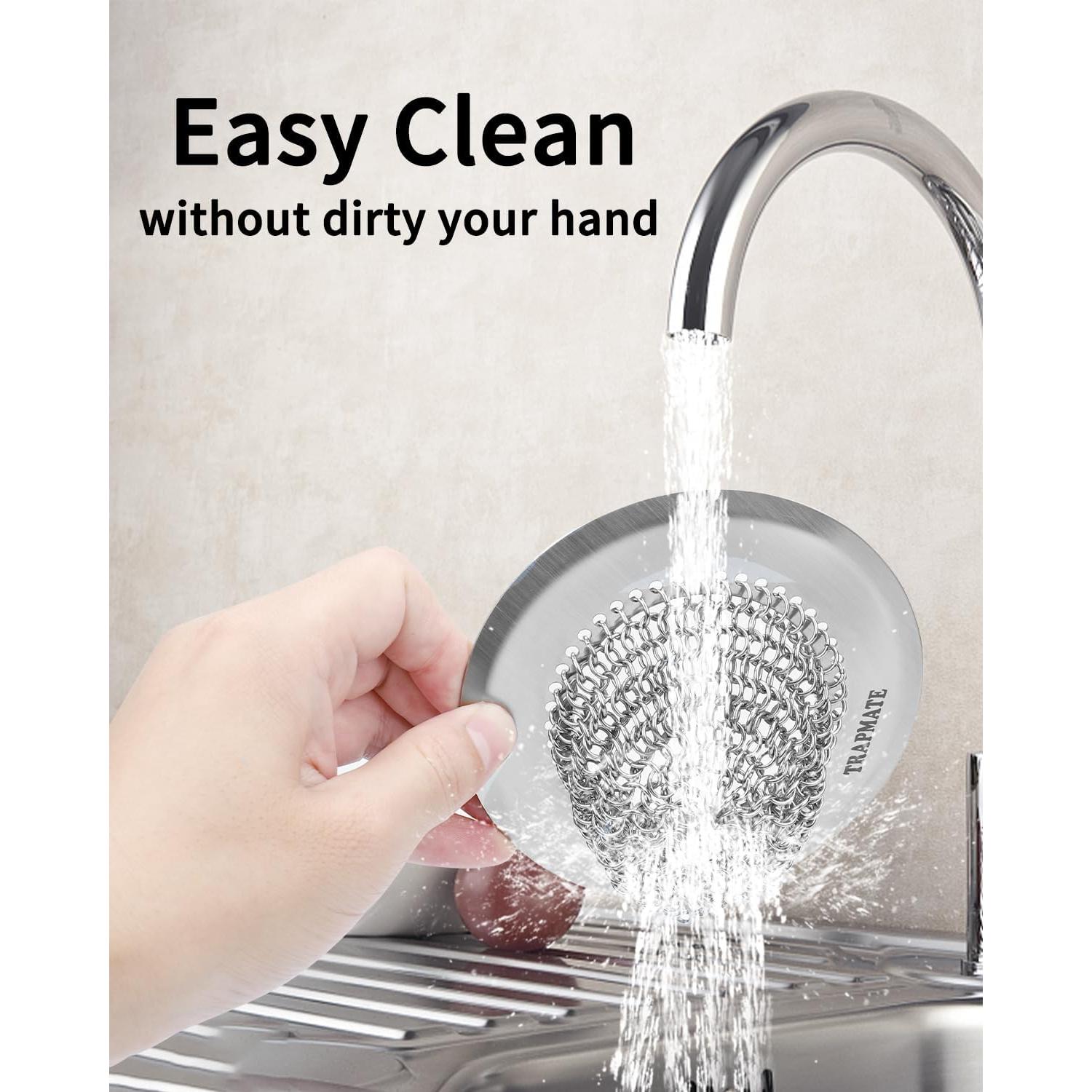 Colador de Fregadero TRAPMATE Acero Inoxidable 11.18 cm