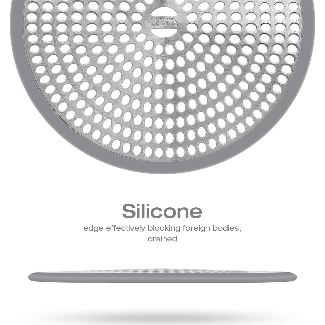 Captador de Cabello LEKEYE Drenaje Ducha Acero Inoxidable