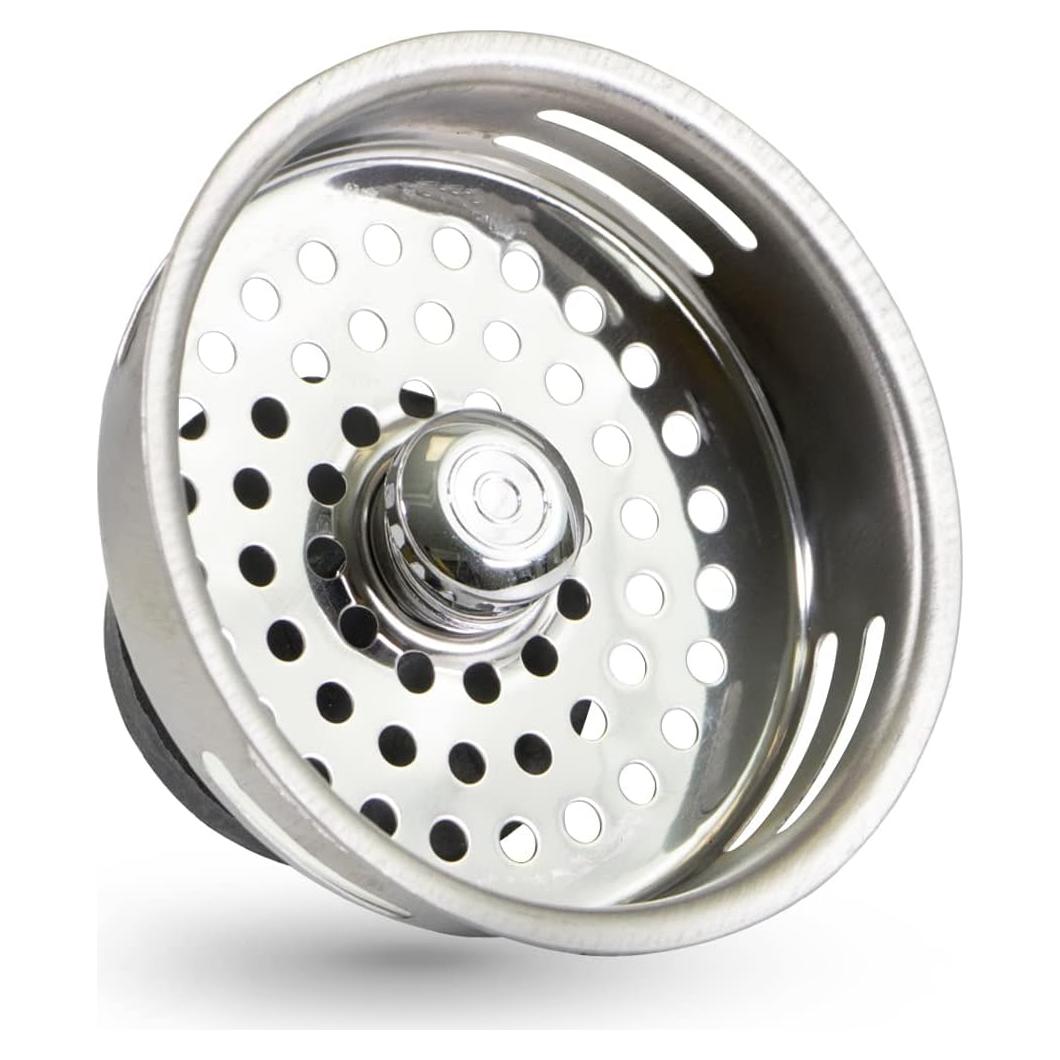 Canasta colador fregadero acero inoxidable Highcraft 9843 8,89 cm