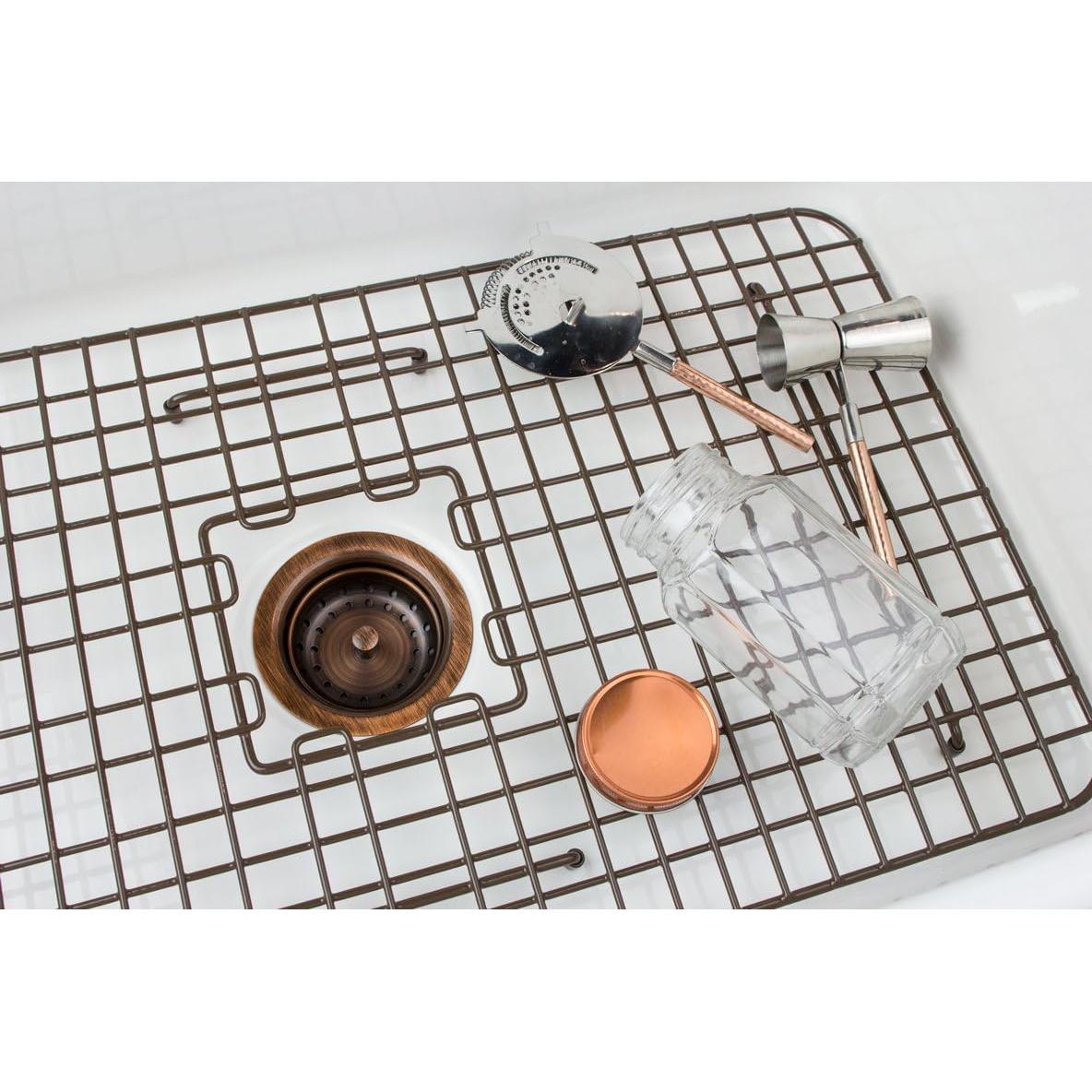 Colador de desagüe Sinkology TB35-01 Cobre Antiguo 11.43 cm