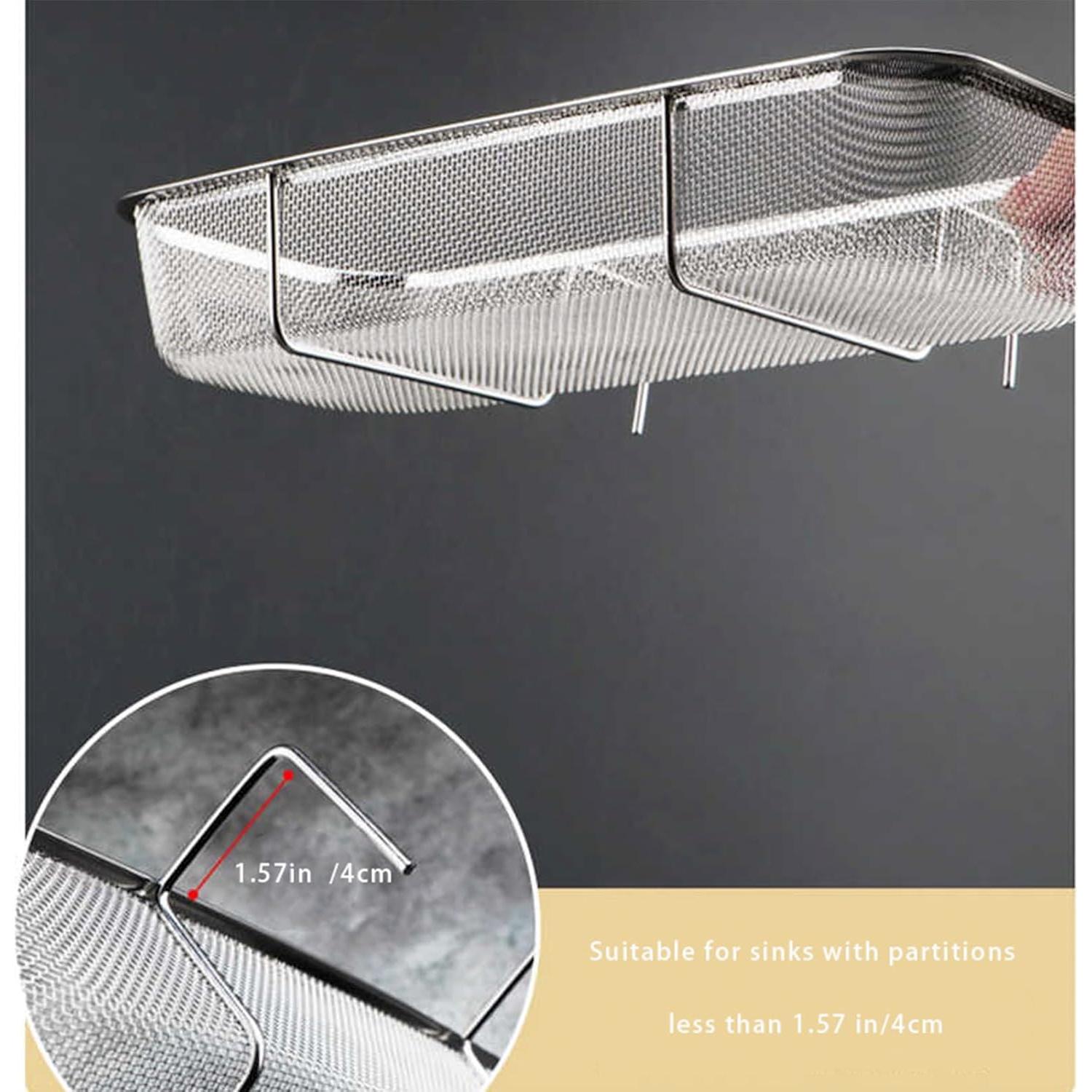 Canasta de desagüe Jihocrex acero inoxidable 26,9x11,9 cm