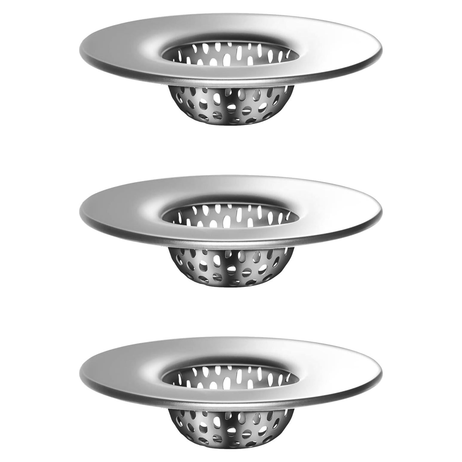 Colador de Fregadero MR.SIGA Acero Inoxidable Paquete de 3