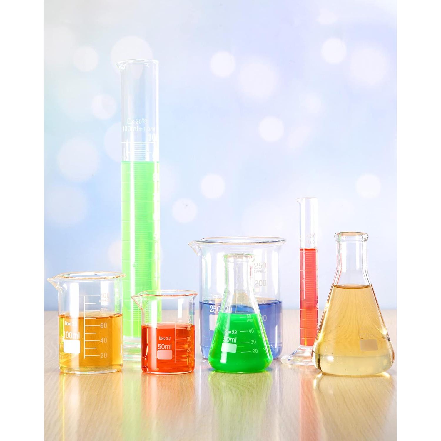 Juego de Cristalería de Laboratorio Flutesan 18 Piezas