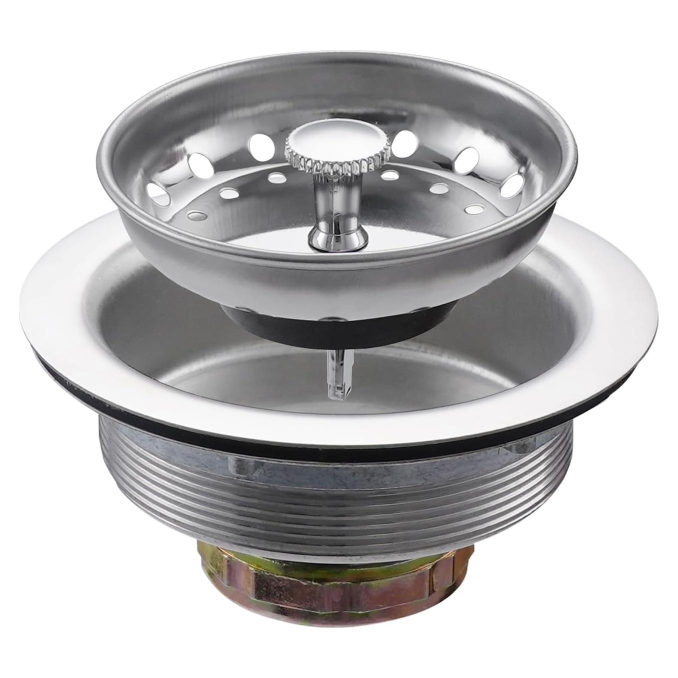 Colador de Drenaje Acero Inoxidable ZM 8,89 cm Antibloqueo