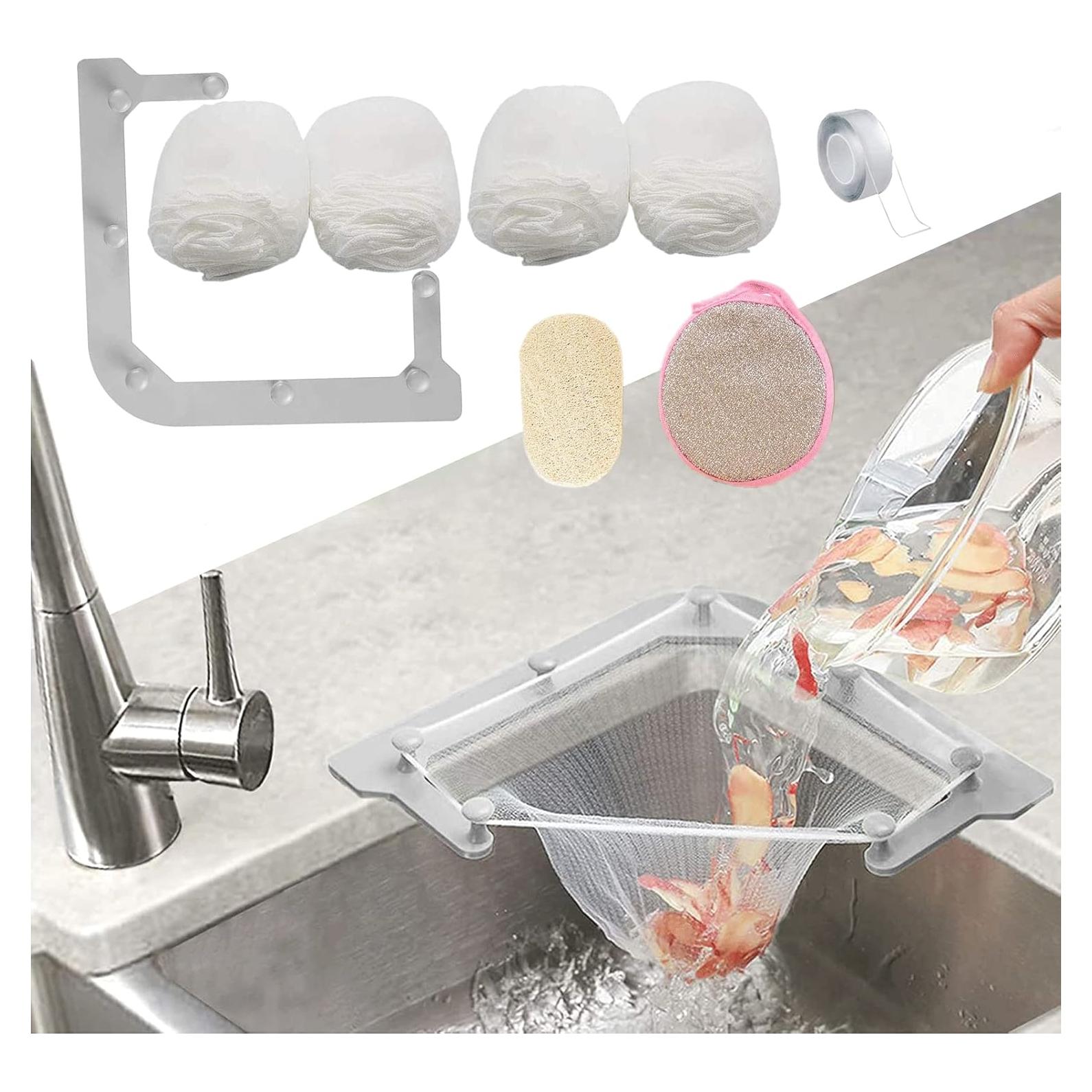 Filtro Tri-Holder HiBD para Fregadero con 200 Bolsas de Malla