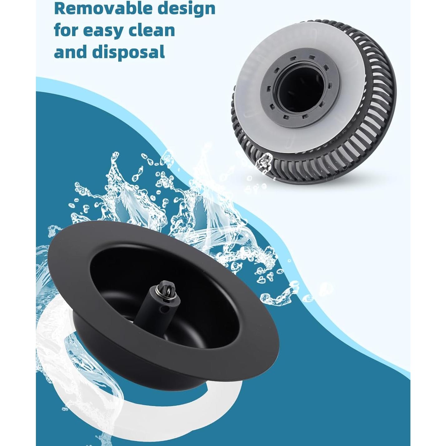 Filtro de Drenaje Hygie Rinse 3 en 1 Acero Inoxidable 8,89 cm