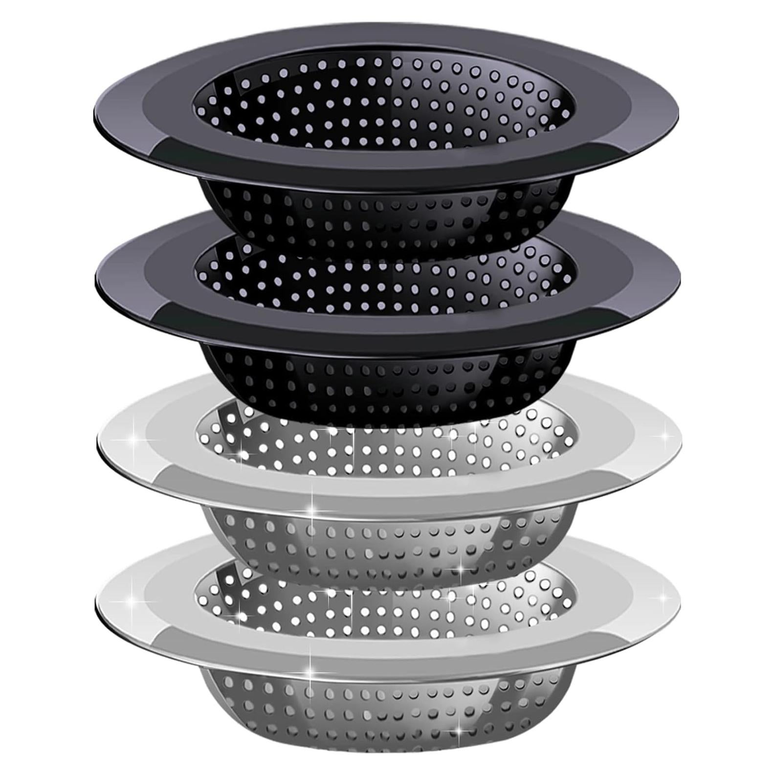 Colador de desagüe V-TOP acero inoxidable 4 piezas 11.43 cm